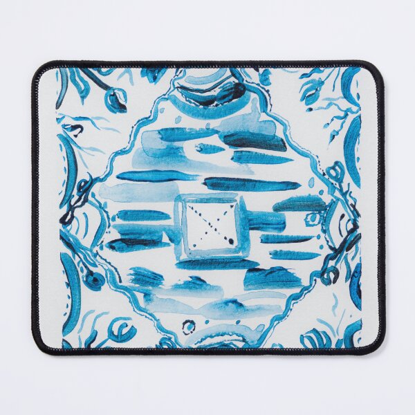 Item preview,  azulejos, portugal, ceramic tiles, blue illustration designed and sold by Myartspace.