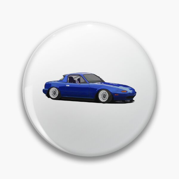 Item preview, Blue NA Mazda Miata Drawing designed and sold by Slammed Sketches.