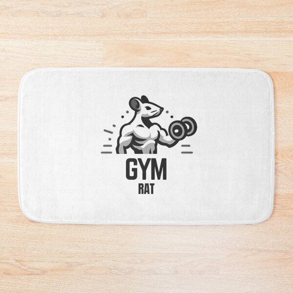 Item preview, Gym Rat - Workout Rat black designed and sold by Weknes.