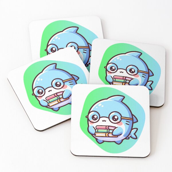 Item preview, Kawaii School Shark designed and sold by BassHeadMomma.