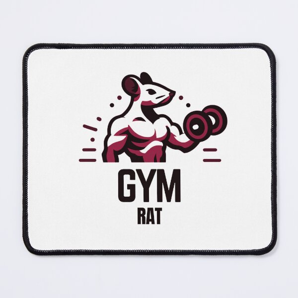 Artikelvorschau, Gym Rat - Workout Rat rot entworfen und verkauft von Weknes.