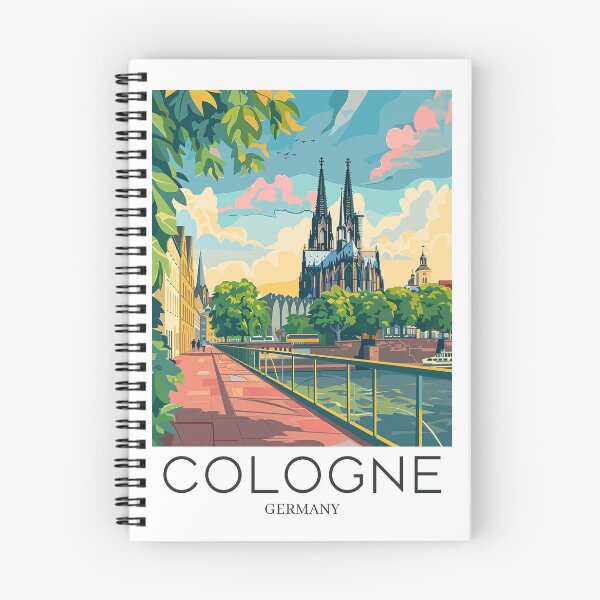 Item preview, A Pop Art Travel Print of Cologne - Germany  designed and sold by StudioRedKoala.