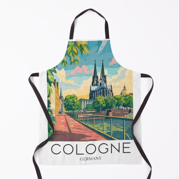 Item preview, A Pop Art Travel Print of Cologne - Germany designed and sold by StudioRedKoala.