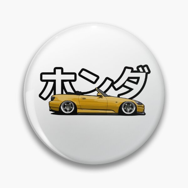 Item preview, Yellow JDM Honda S2000 S2k designed and sold by Slammed Sketches.