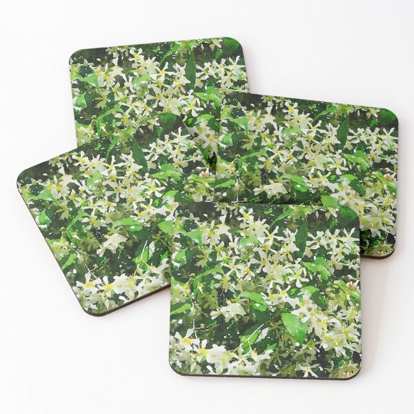Item preview, Jasmine Watercolor Pattern designed and sold by Douglas E. Welch Design and Photography.
