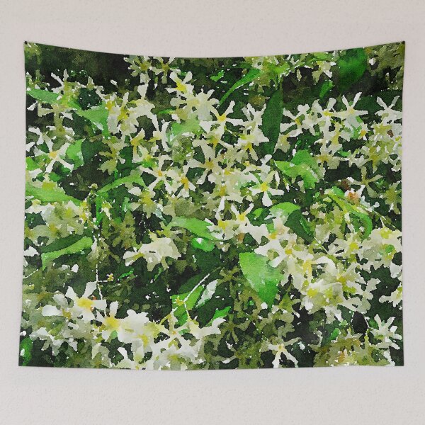 Item preview, Jasmine Watercolor Pattern designed and sold by Douglas E. Welch Design and Photography.