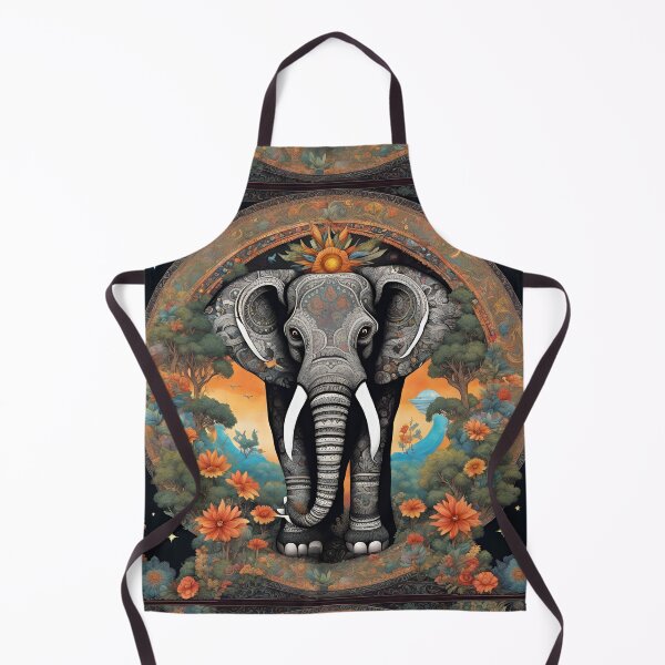 Item preview, Floral Elephant with Tranquil Energy designed and sold by josie1680.