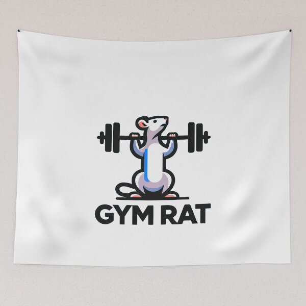 Item preview, Gym Rat - Barbell squat designed and sold by Weknes.