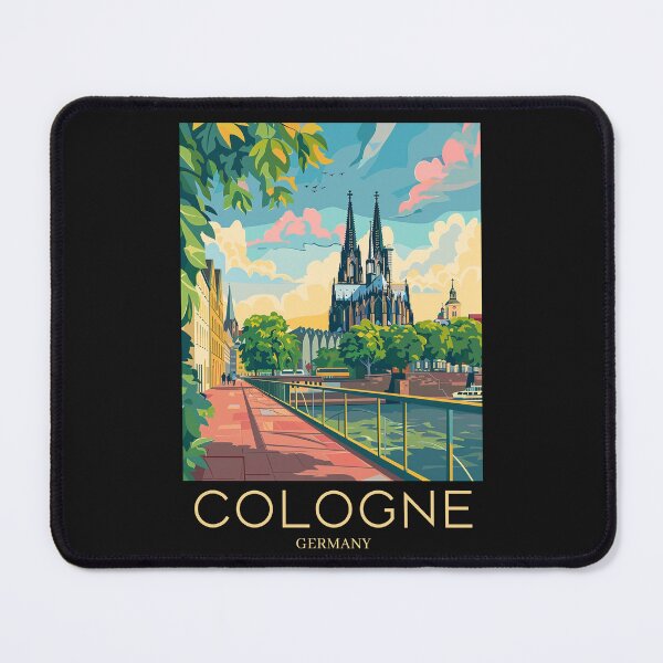 Item preview, A Pop Art Travel Print of Cologne - Germany  designed and sold by StudioRedKoala.