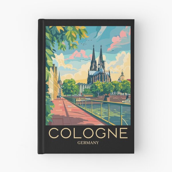 Item preview, A Pop Art Travel Print of Cologne - Germany  designed and sold by StudioRedKoala.