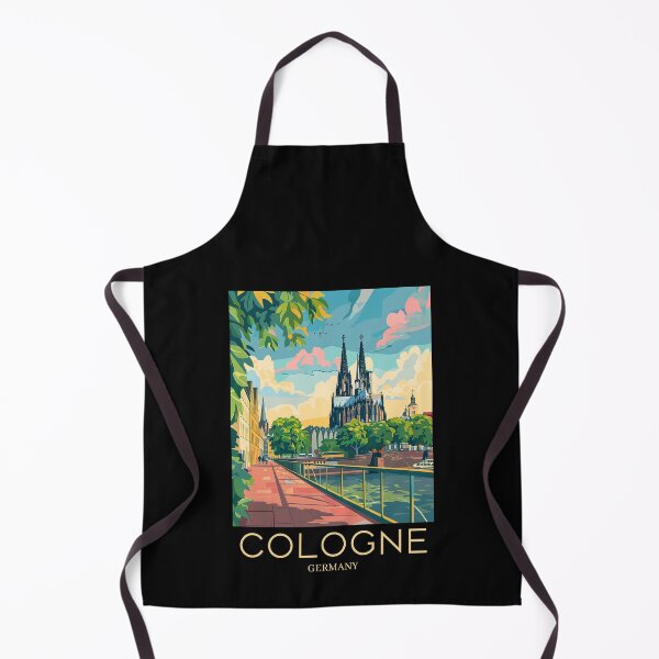 Item preview, A Pop Art Travel Print of Cologne - Germany designed and sold by StudioRedKoala.