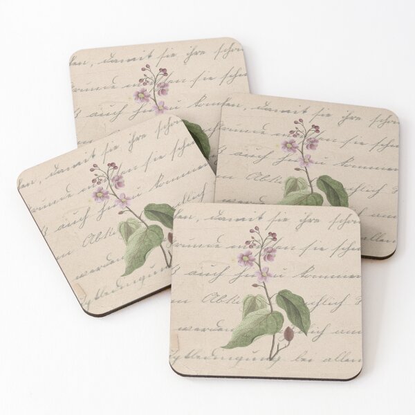Item preview, Vintage Elegance: Flowers and Handwritten Memories" designed and sold by MisiuKolorowy.