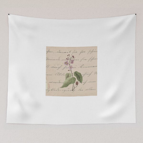 Item preview, Vintage Elegance: Flowers and Handwritten Memories" designed and sold by MisiuKolorowy.