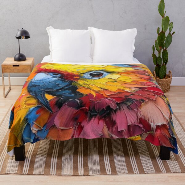 Item preview, Tropical Majesty, Parrot Paradise Tee, Colorful Guardian Gift designed and sold by Terry-Salsa.