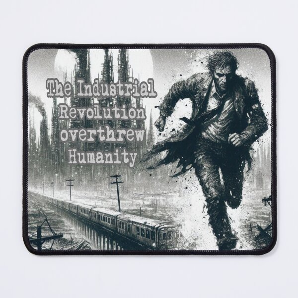 Item preview, The Industrial Revolution Overthrew Humanity designed and sold by Surreallytee.