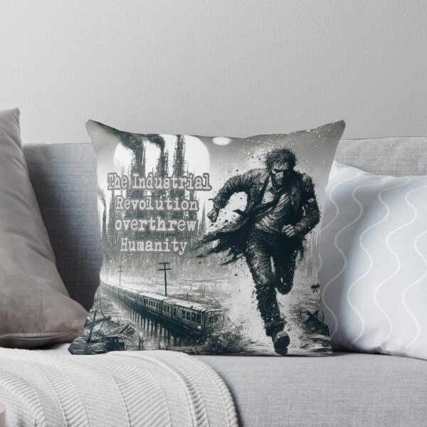 Item preview, The Industrial Revolution Overthrew Humanity designed and sold by Surreallytee.