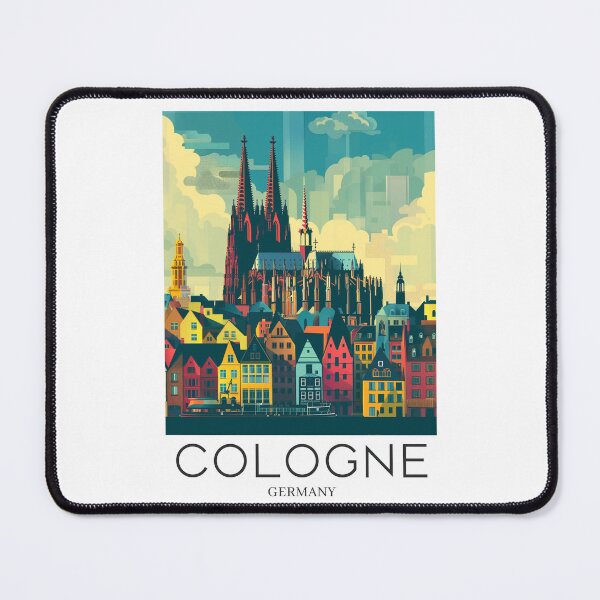 Item preview, A Pop Art Travel Print of Cologne - Germany  designed and sold by StudioRedKoala.