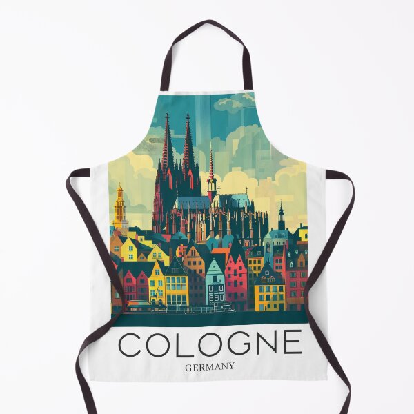 Item preview, A Pop Art Travel Print of Cologne - Germany designed and sold by StudioRedKoala.