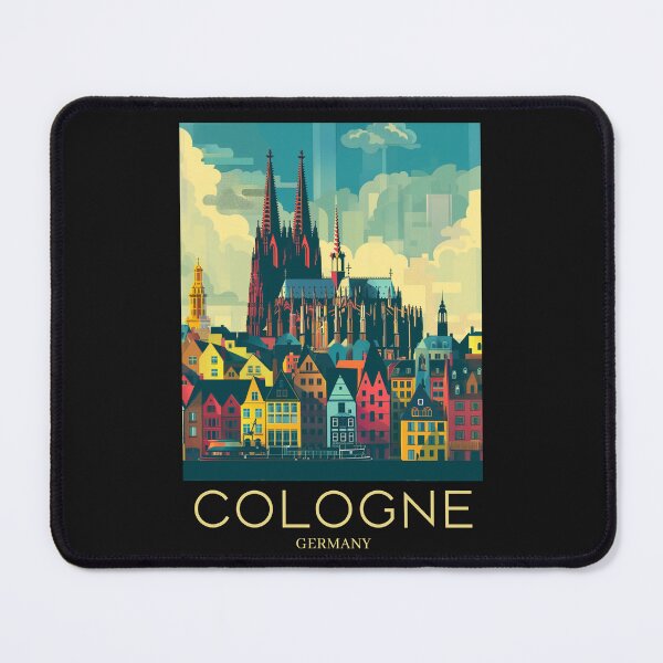 Item preview, A Pop Art Travel Print of Cologne - Germany  designed and sold by StudioRedKoala.