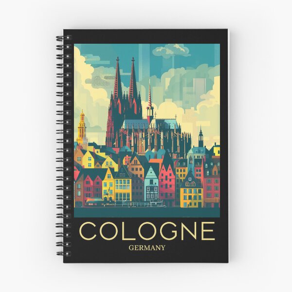 Item preview, A Pop Art Travel Print of Cologne - Germany  designed and sold by StudioRedKoala.