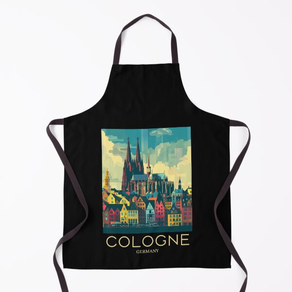 Item preview, A Pop Art Travel Print of Cologne - Germany designed and sold by StudioRedKoala.