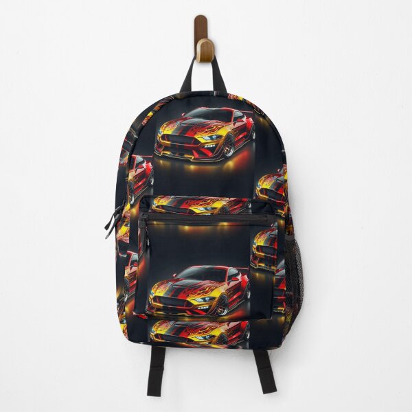 Item preview, Racing car with flames designed and sold by Marici8.