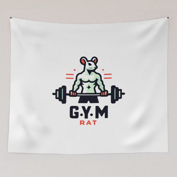 Item preview, Gym Rat Bodybuilding Motivation Multicolor designed and sold by Weknes.