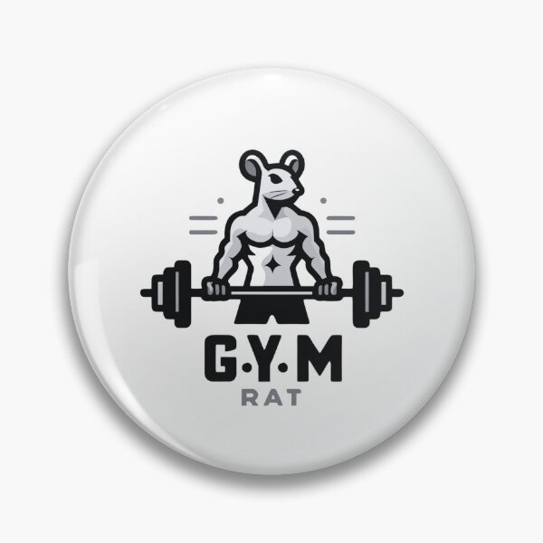 Item preview, Gym Rat Bodybuilding Motivation Grey designed and sold by Weknes.