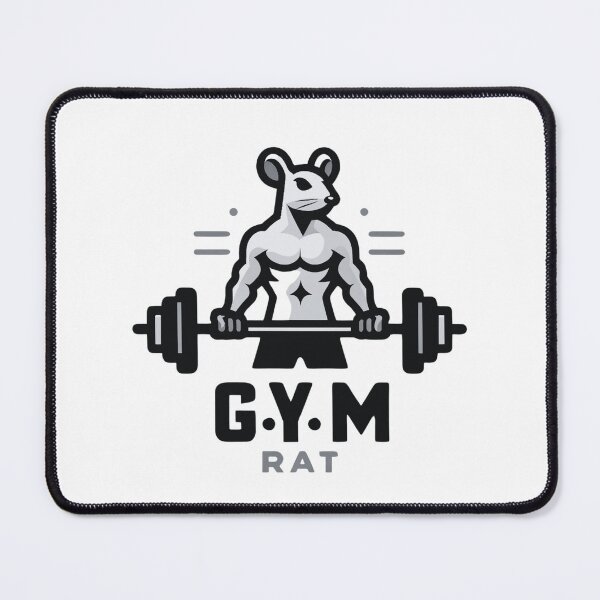 Item preview, Gym Rat Bodybuilding Motivation Grey designed and sold by Weknes.
