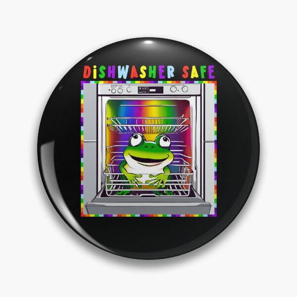 Item preview, Dishwasher Safe With Funny Frog designed and sold by LadyGoodwill.
