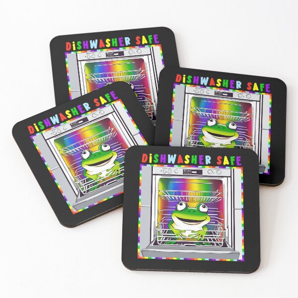 Item preview, Dishwasher Safe With Funny Frog designed and sold by LadyGoodwill.