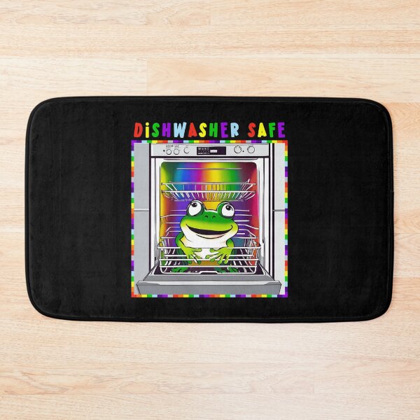 Item preview, Dishwasher Safe With Funny Frog designed and sold by LadyGoodwill.
