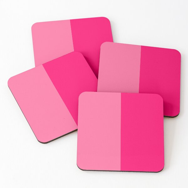 Item preview, Light Dark Pink Two Tone Color Split designed and sold by PatternTitan.