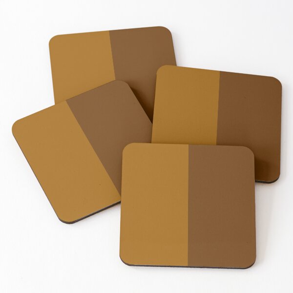 Item preview, Light Dark Brown Two Tone Color Split designed and sold by PatternTitan.