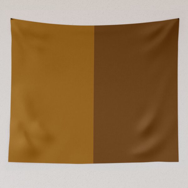 Item preview, Light Dark Brown Two Tone Color Split designed and sold by PatternTitan.