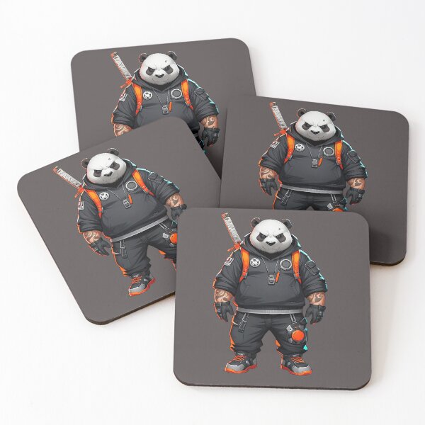 Item preview, Panda, fighter, fight, fat, katana, white, fight, judo, karate, japanese, samurai, kung fu designed and sold by Chemikal1993.