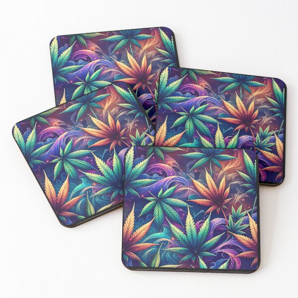 Item preview, Wacky Weed Vibe - Cannabis Marijuana Weed Art - Colorful Stoner Design designed and sold by CannaCreative.
