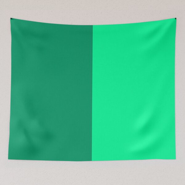 Item preview, Light Dark Green Two Tone Color Split designed and sold by PatternTitan.