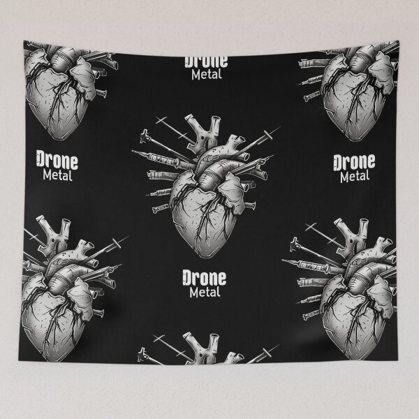 Item preview, Drone Metal Heart Vibes Dark soul in Mind designed and sold by Piotrek0001.
