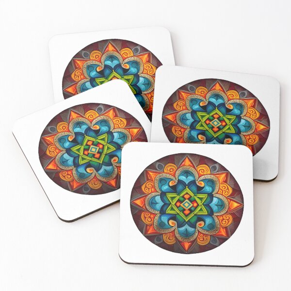 Aperçu de l'œuvre Mandala multicolore celtique créée et vendue par MandalasShops.