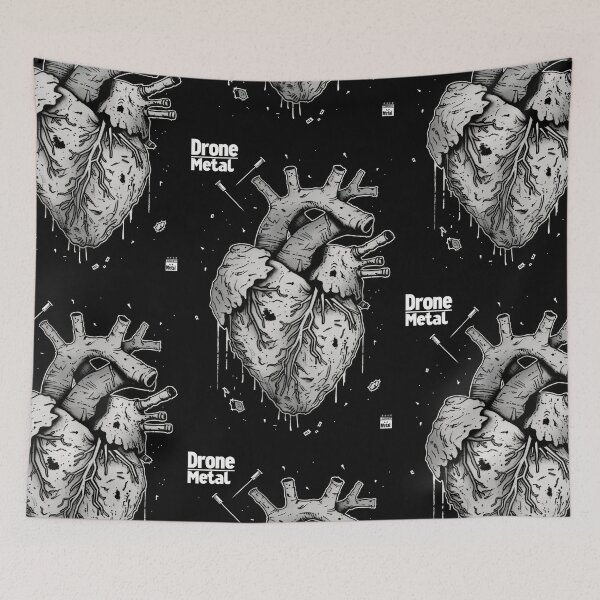 Item preview, Drone Metal Heart Vibes Dark soul in Mind designed and sold by Piotrek0001.