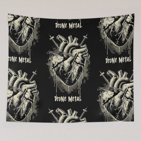 Item preview, Drone Metal Heart Vibes Dark soul in Mind designed and sold by Piotrek0001.