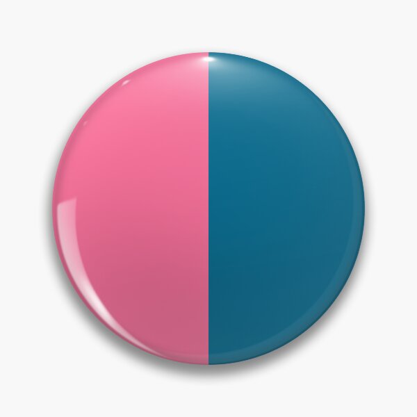 Item preview, Pink Blue Two Tone Color Split designed and sold by PatternTitan.