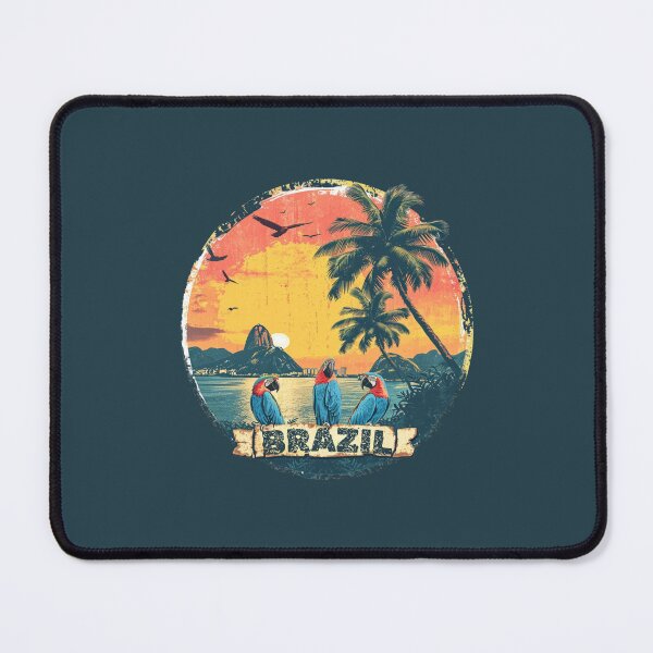Item preview, A Vintage Illustration of Brazil - Rio de Janeiro designed and sold by GoodOldVintage.