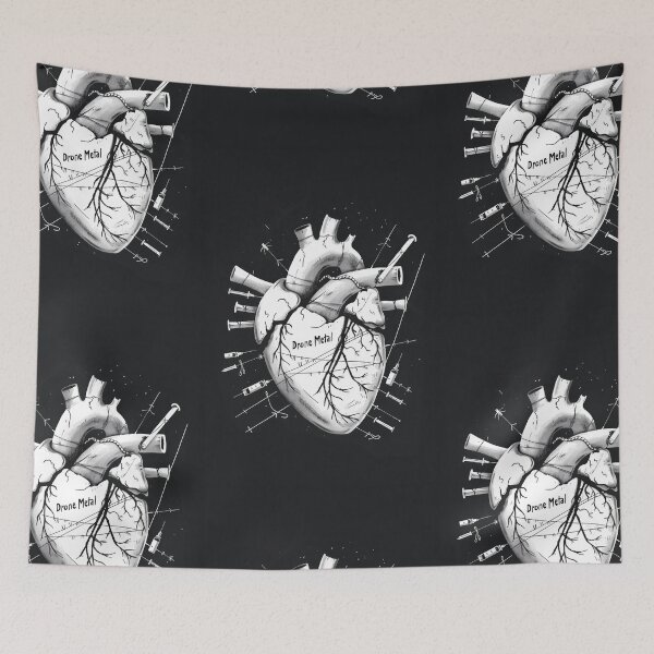 Item preview, Drone Metal Heart Vibes Dark soul in Mind designed and sold by Piotrek0001.