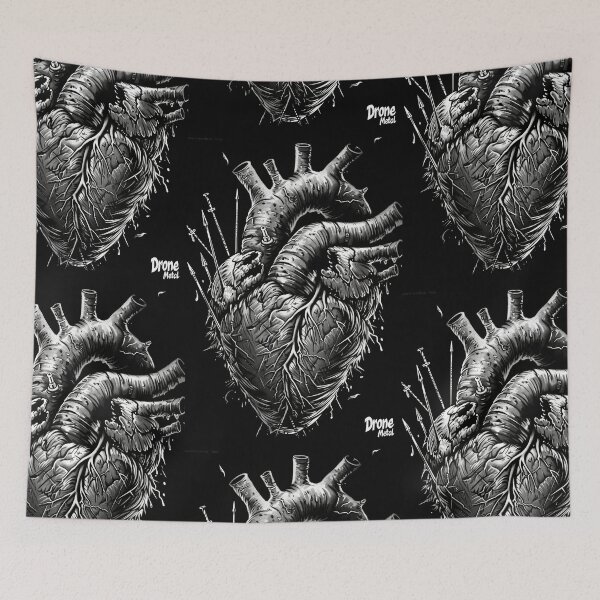 Item preview, Drone Metal Heart Vibes Dark soul in Mind designed and sold by Piotrek0001.