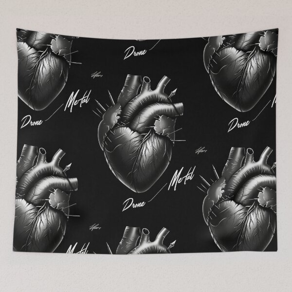 Item preview, Drone Metal Heart Vibes Dark soul in Mind designed and sold by Piotrek0001.