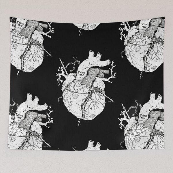 Item preview, Drone Metal Heart Vibes Dark soul in Mind designed and sold by Piotrek0001.