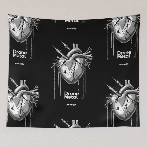 Item preview, Drone Metal Heart Vibes Dark soul in Mind designed and sold by Piotrek0001.