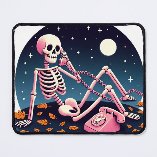 Item preview, Autumn Skeleton Phone Call designed and sold by agazub90.